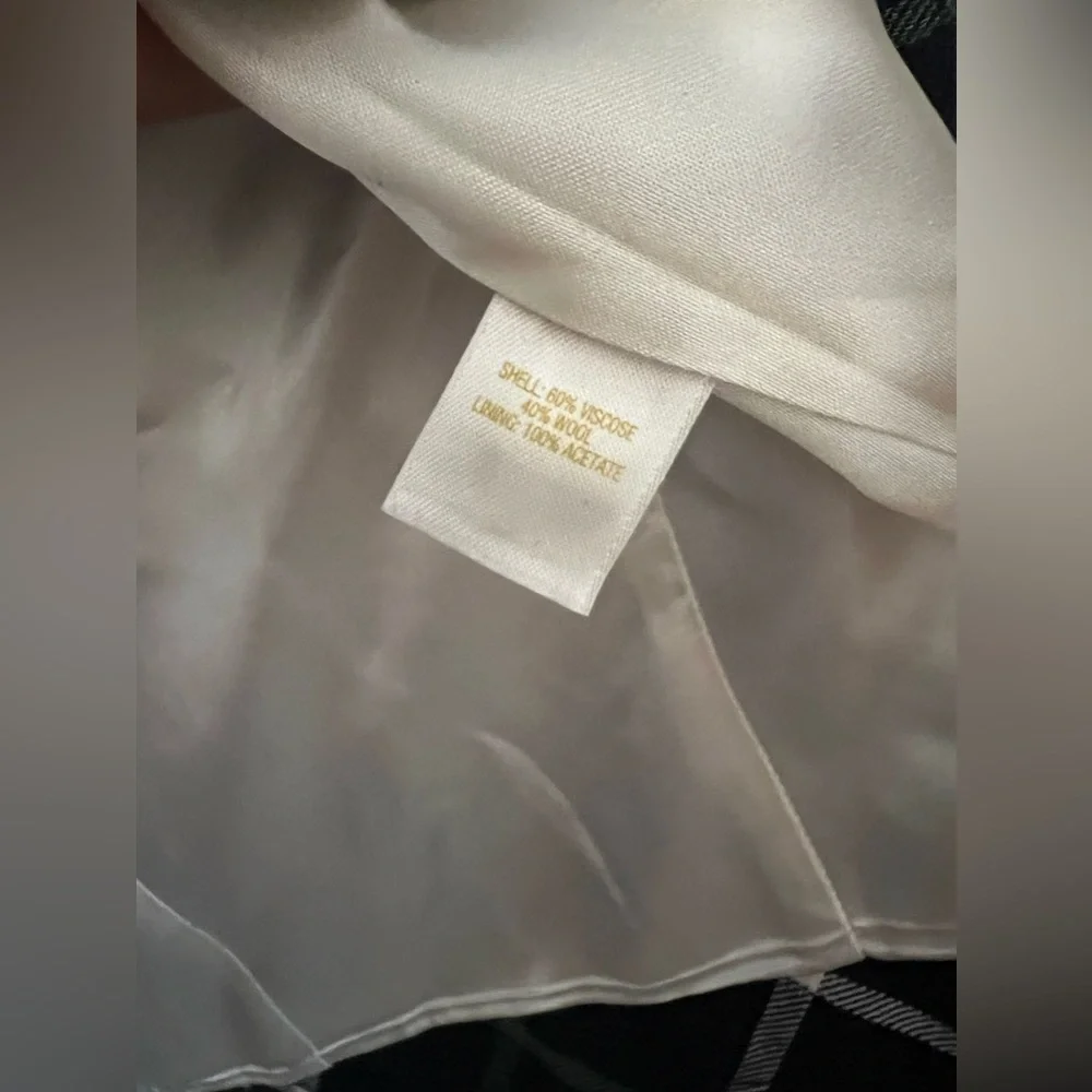 [Kate Spade] Cropped Windowpane Blazer - Picture 8 of 16